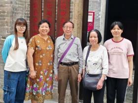 再踏先辈足迹,回眸峥嵘岁月 ——革命老前辈张培道后人参观叶季壮事迹展