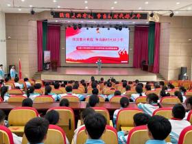 “强国复兴有我 争当新时代好少年” ——山东省枣庄市立新小学东校区开展大队委竞选活动