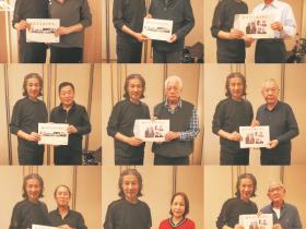 抗战英烈及抗战名将后人参观南京薛岳公馆