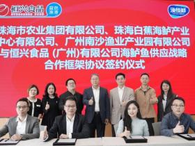 蓝色渔港迎来重磅合作!珠海、广州南沙农业龙头携手打造海鲈产业新高地