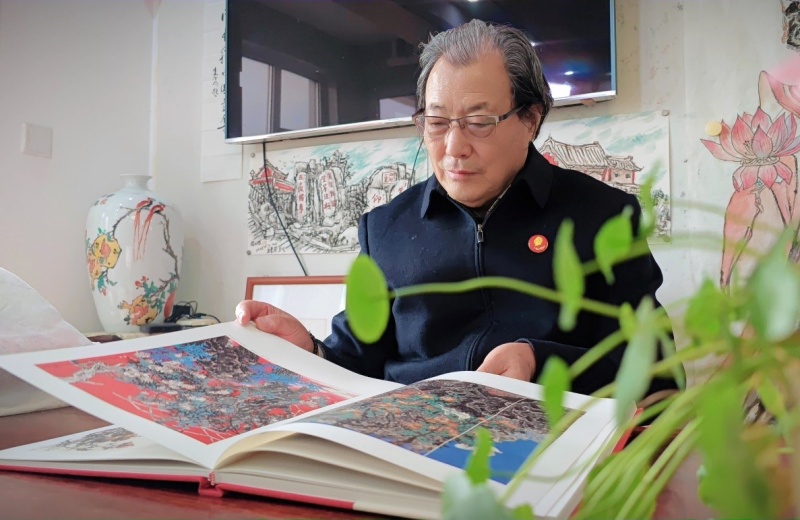 丹青“榴”韵——访著名画家石榴大使周长胜-图片1