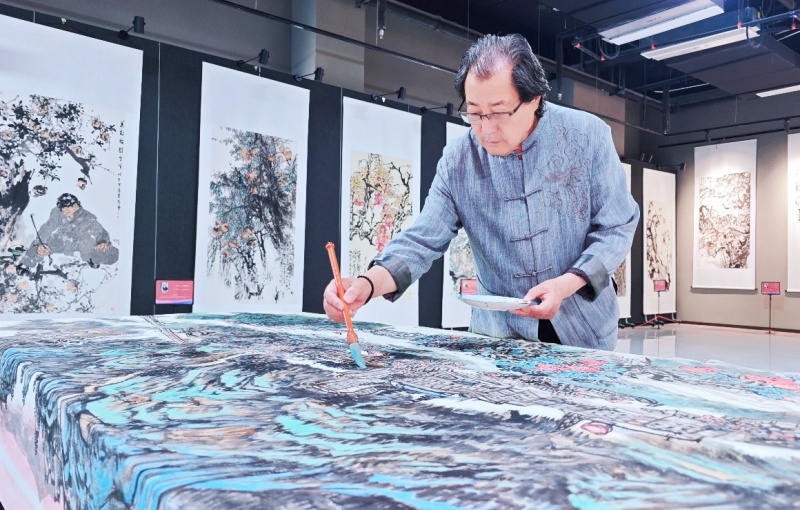 丹青“榴”韵——访著名画家石榴大使周长胜-图片3