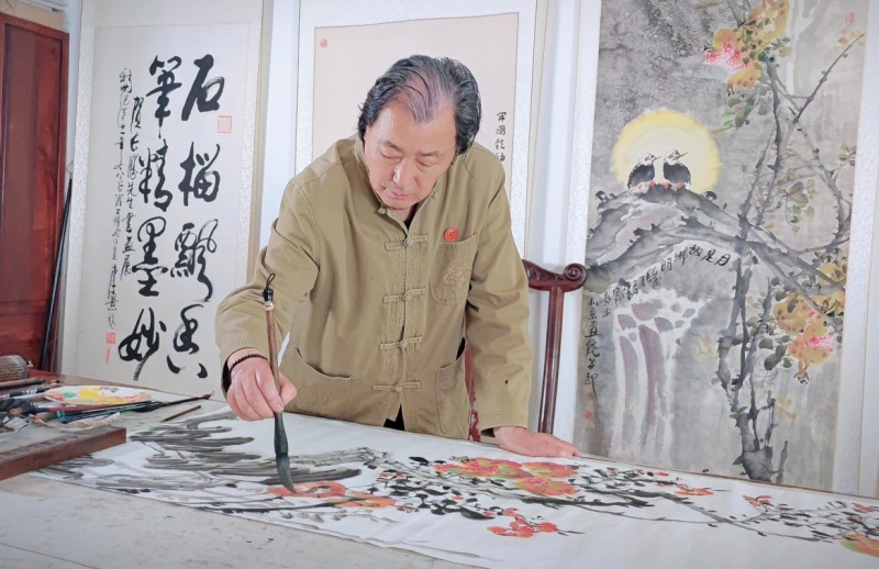 丹青“榴”韵——访著名画家石榴大使周长胜-图片6